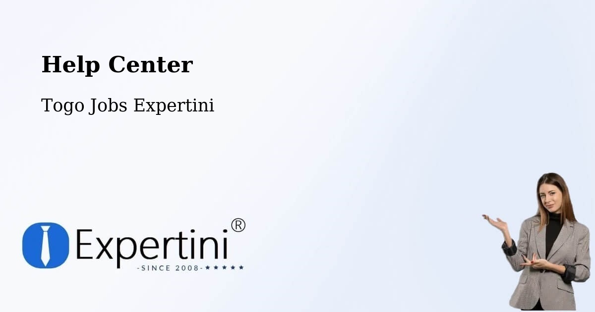 Help Center – Togo - Togo Jobs Expertini