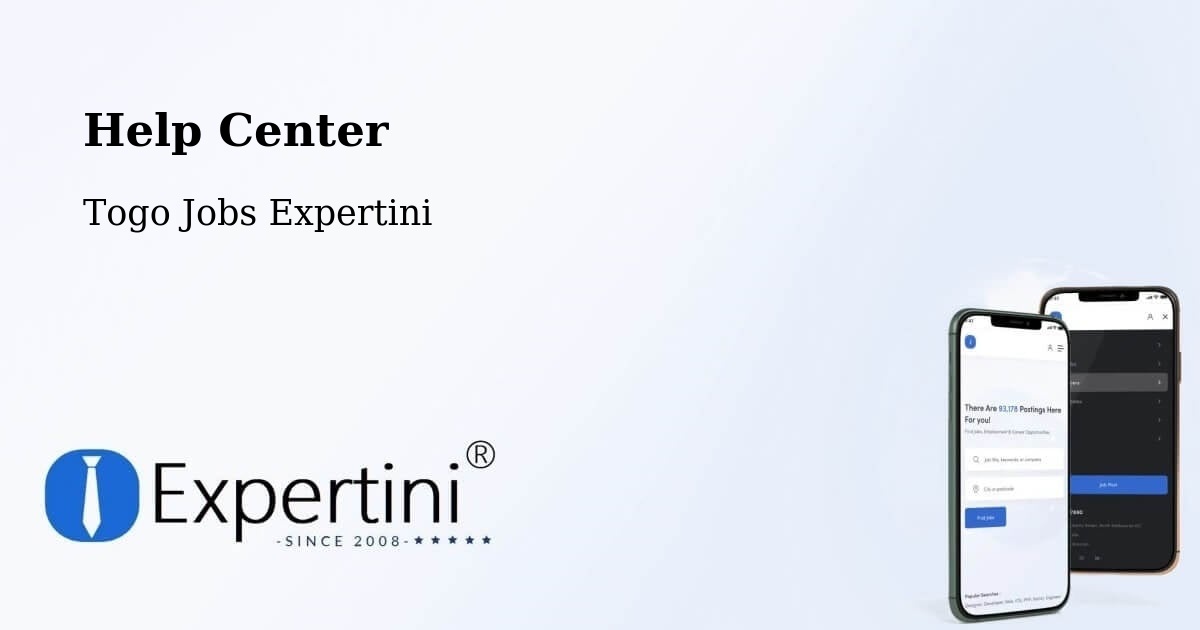 Help Center - Togo Jobs Expertini
